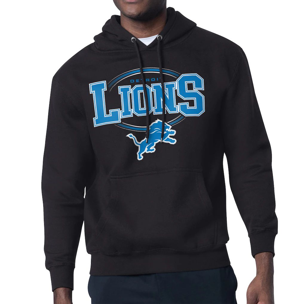 Men 2026 NFL Detroit Lions hoodie Black 03